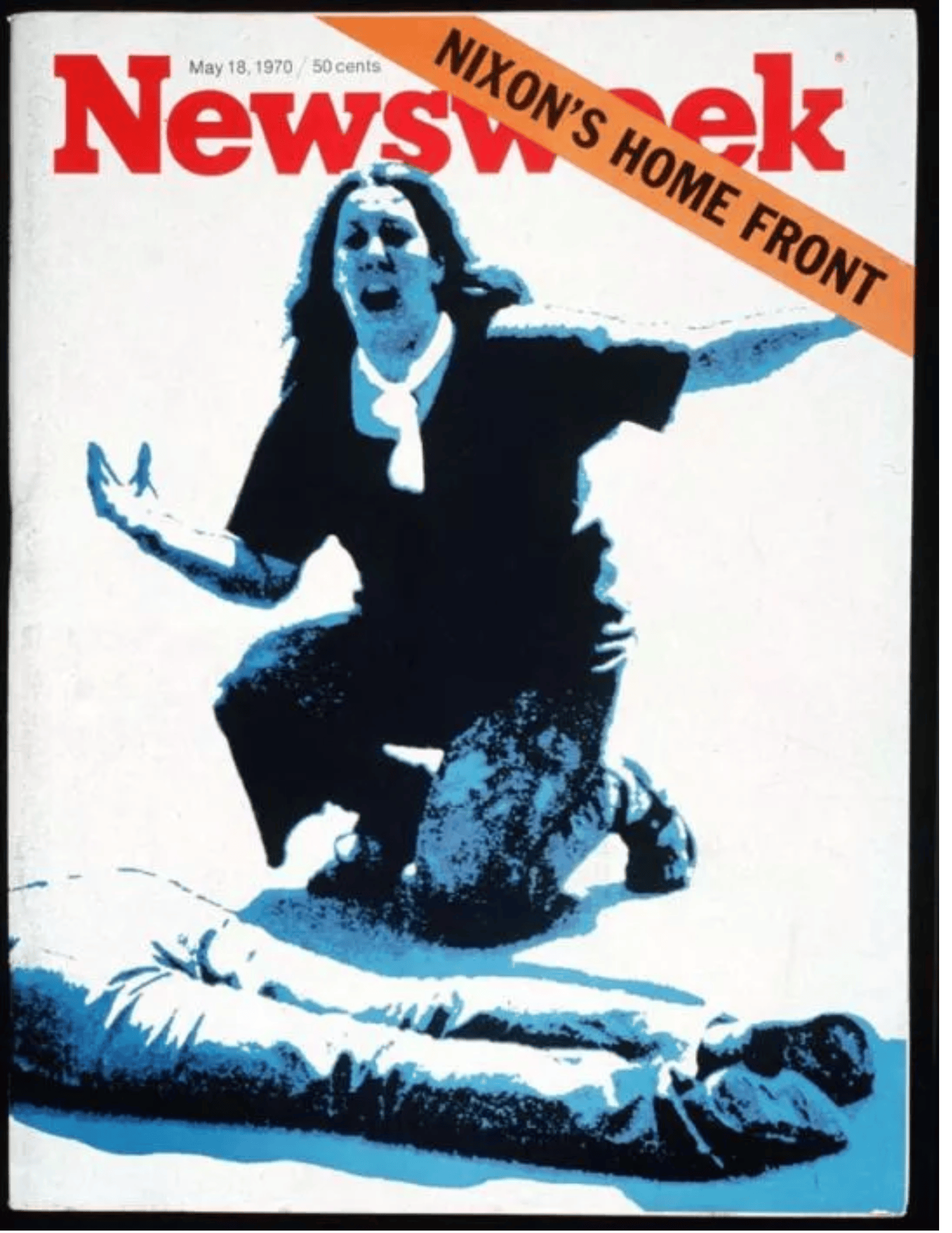 Newsweek cover, May 18 1970, headlined Nixon's Home Front